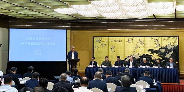 中國(guó)化學(xué)在全國(guó)對(duì)外投資合作和對(duì)外援助工作會(huì)議上代表中央企業(yè)作專題發(fā)言