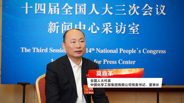 莫鼎革接受人民網專訪強調：綠色發展 科技先行！