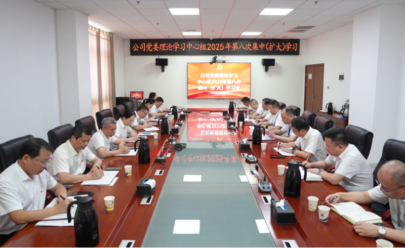 中國化學(xué)四化建黨委舉行理論學(xué)習(xí)中心組2025年第八次集中（擴大）學(xué)習(xí)